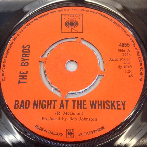 Accords et paroles Bad Night At The Whiskey The Byrds