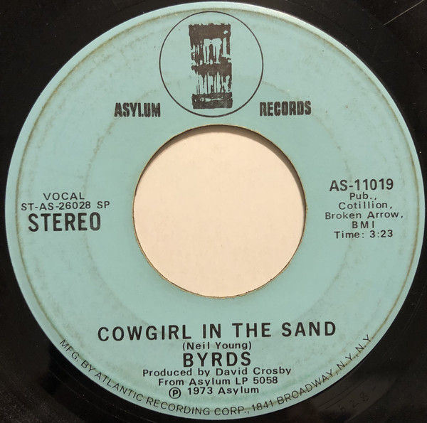 Accords et paroles Cowgirl In The Sand The Byrds