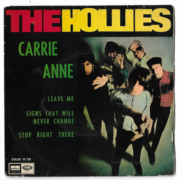 Accords et paroles Carrie Anne The Hollies