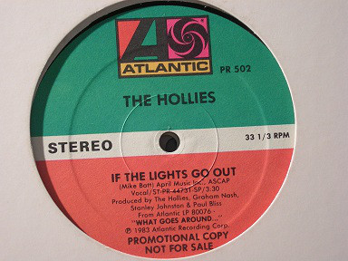 Accords et paroles If The Lights Go Out The Hollies