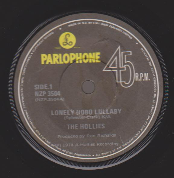 Accords et paroles Lonely Hobo Lullaby The Hollies