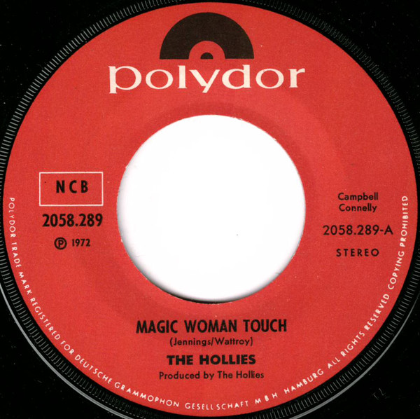 Accords et paroles Magic Woman Touch The Hollies