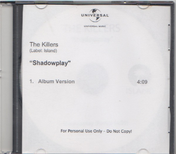 Accords et paroles Shadowplay The Killers