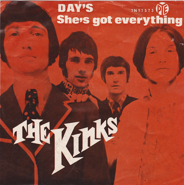 Accords et paroles Days The Kinks