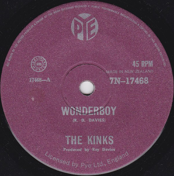 Accords et paroles Wonderboy The Kinks