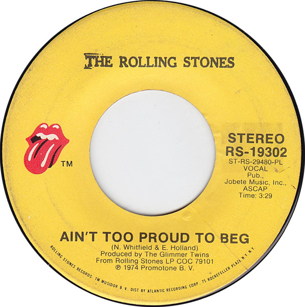 Accords et paroles Aint Too Proud to Beg The Rolling Stones