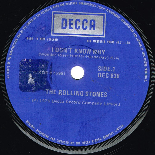 Accords et paroles I Dont Know Why The Rolling Stones