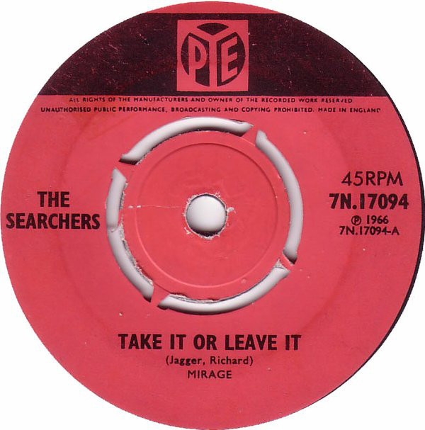 Accords et paroles Take It Or Leave It The Searchers