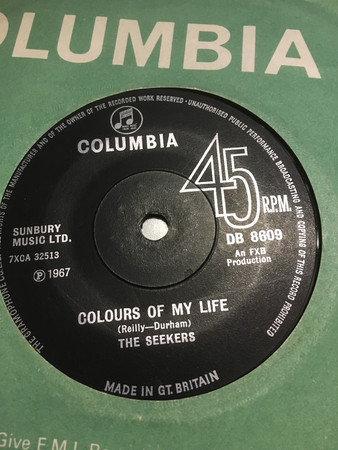 Accords et paroles Colours Of My Life The Seekers