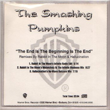 Accords et paroles The End Is The Beginning Is The End The Smashing Pumpkins