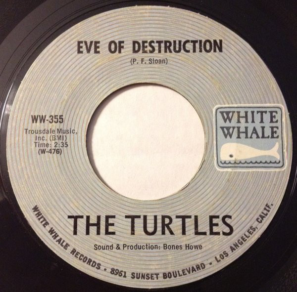 Accords et paroles Eve Of Destruction The Turtles