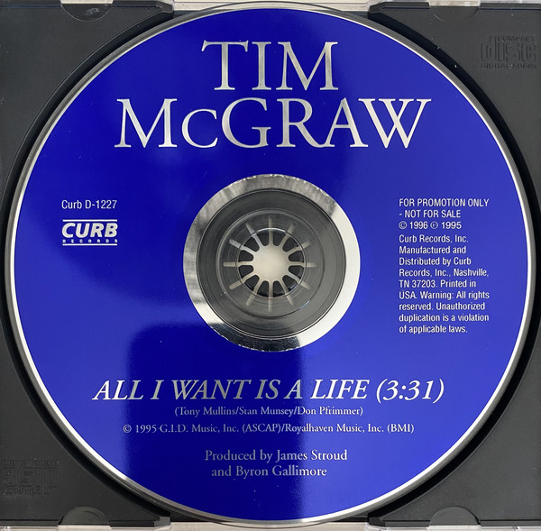 Accords et paroles All I Want Is A Life Tim McGraw