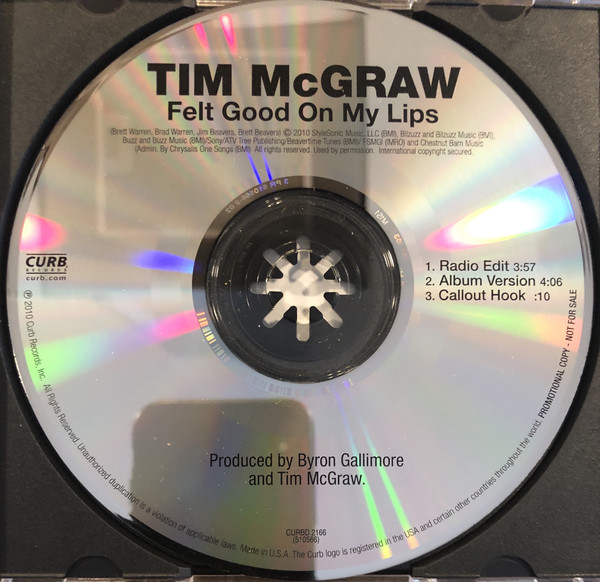 Accords et paroles Felt Good On My Lips Tim McGraw