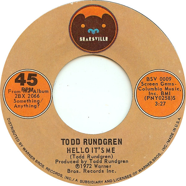 Accords et paroles Cold Morning Light Todd Rundgren