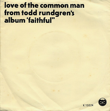 Accords et paroles Love Of The Common Man Todd Rundgren