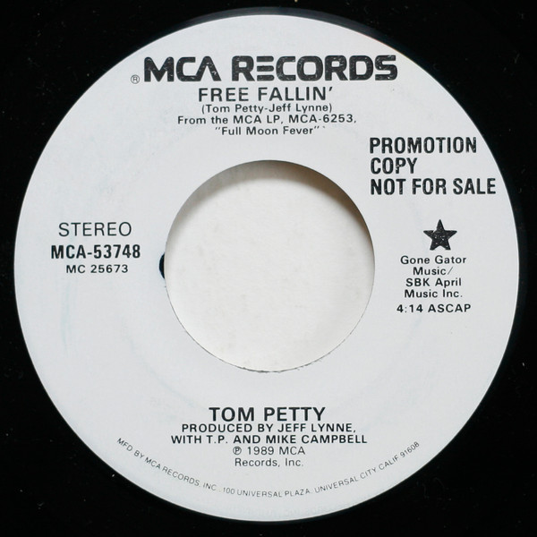 Accords et paroles Free Fallin' Tom Petty