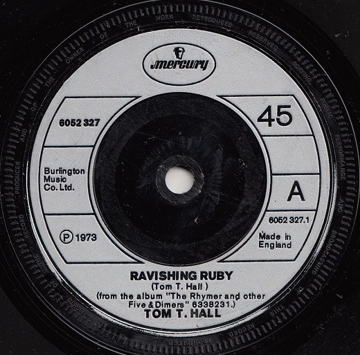 Accords et paroles Ravishing Ruby Tom T. Hall