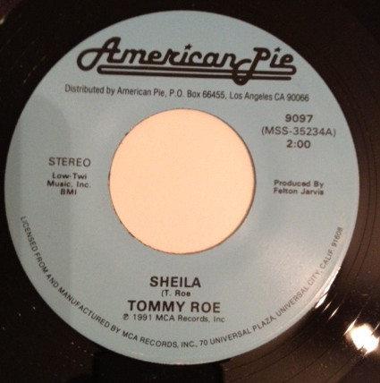 Accords et paroles Jam Up And Jelly Tight Tommy Roe