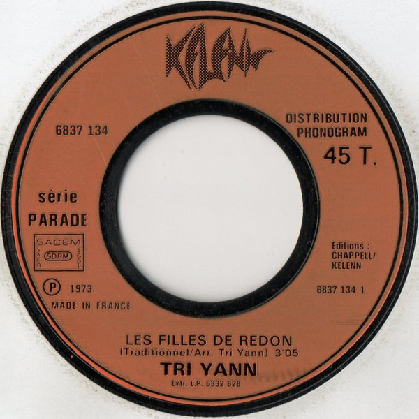 Accords et paroles Les filles de Redon Tri Yann