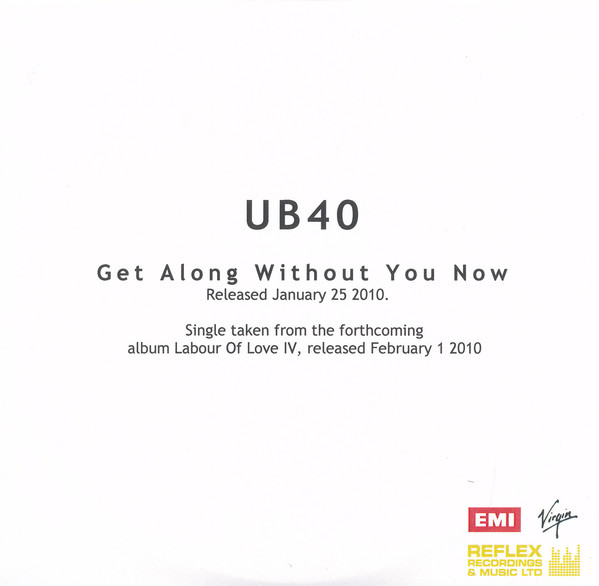 Accords et paroles Get Along Without You Now UB40