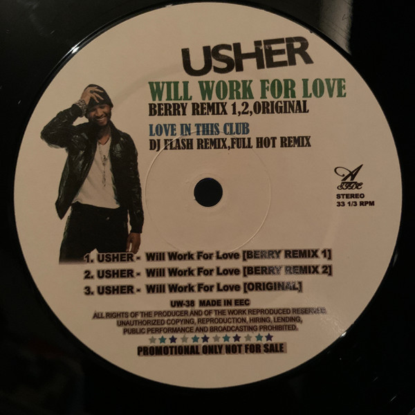 Accords et paroles Will Work For Love Usher