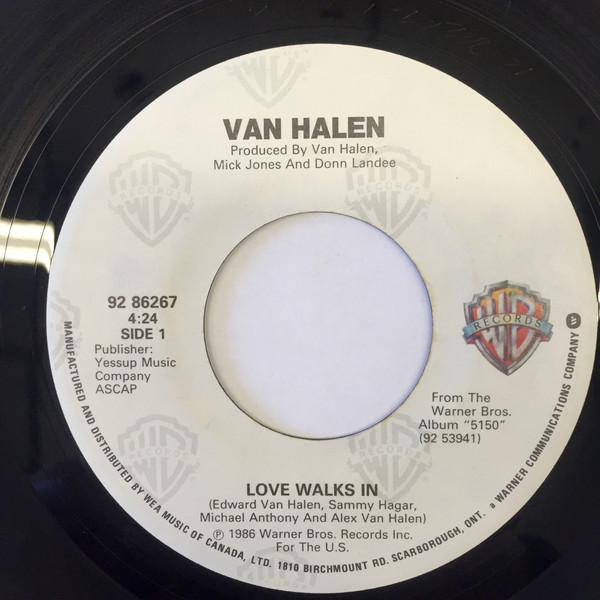 Accords et paroles Love Walks in Van Halen