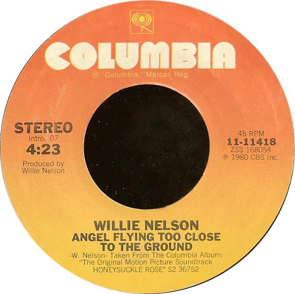 Accords et paroles Angel Flying Too Close To The Ground Willie Nelson