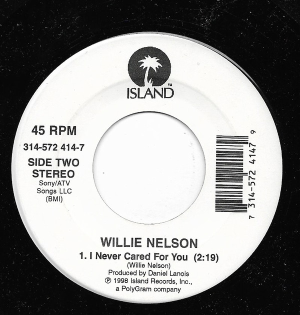 Accords et paroles I Never Cared For You Willie Nelson