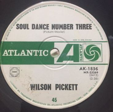 Accords et paroles Soul Dance Number Three Wilson Pickett