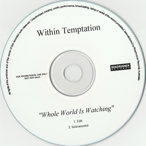 Accords et paroles Whole World Is Watching Within Temptation