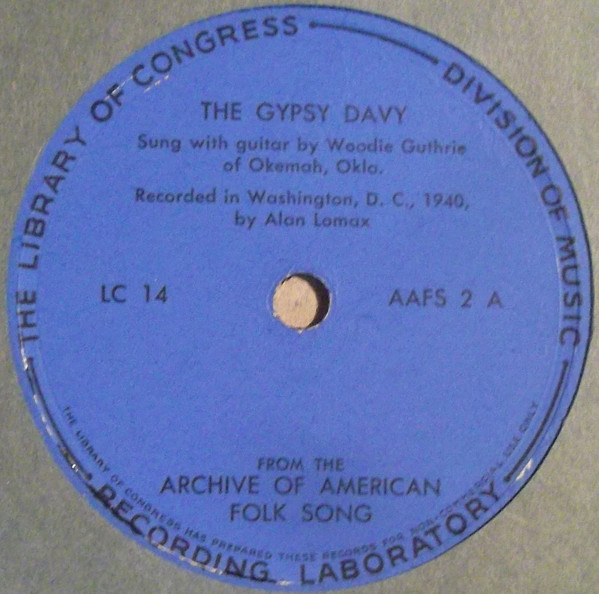 Accords et paroles Gypsy Davy Woody Guthrie