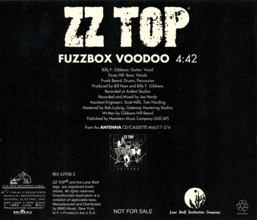 Accords et paroles Fuzzbox Voodoo ZZ Top